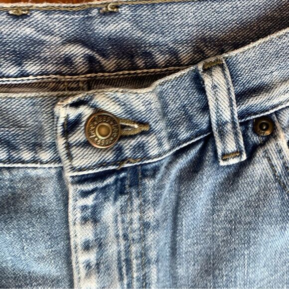 Lee Relaxed Fit Straight Leg Jeans Men’s 31x31 Light Wash Vintage Y2K Denim - Picture 4 of 9